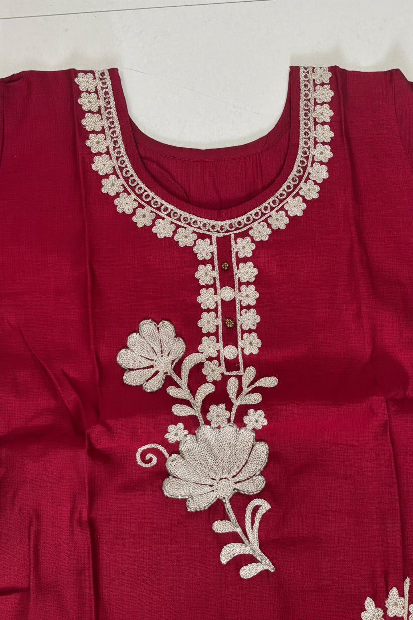 Deep red festive Co Ord set